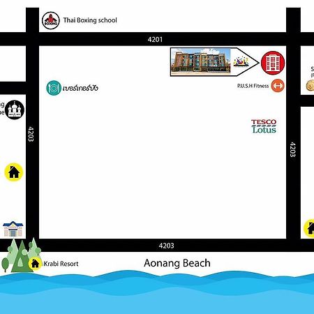 Tetris Hotel Ao Nang Экстерьер фото